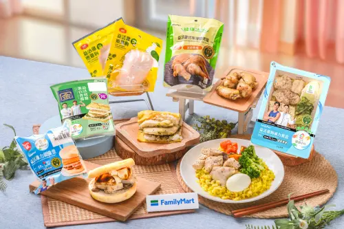 ▲除了餐盒與湯品，全家同步推出以天然湖鹽調味的「益活雞嫩雞胸—甘味湖鹽」，以及「益活雞甘味湖鹽烤翅」。（圖／全家提供）