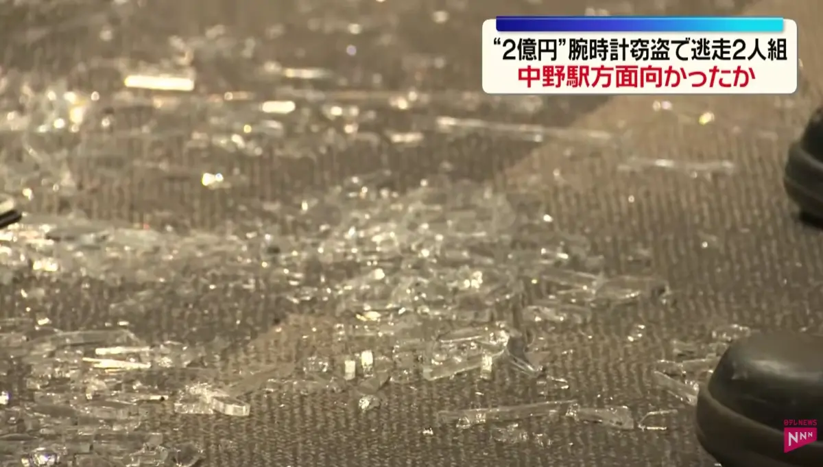 ▲東京離奇竊案！2億日圓名錶一夕消失（圖／截自日本電視）