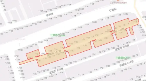▲新北市三重區8月27日停水範圍。（圖／自來水公司water.gov.tw）