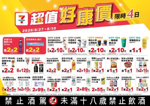 ▲7-11「超值好康價」是8月27日至8月30日。（圖／業者提供）