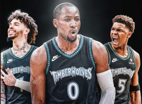 ▲在庫明加加入後，預計將與小波爾(LaMelo Ball)及愛德華茲(Anthony Edwards)等人共組極具破壞力的先發陣容。灰狼主打轉換快攻與衝擊籃框的戰術體系，將能完美掩蓋其三分球命中率的弱點，無限放大他的體能天賦。（圖／取自X @bballforever_）