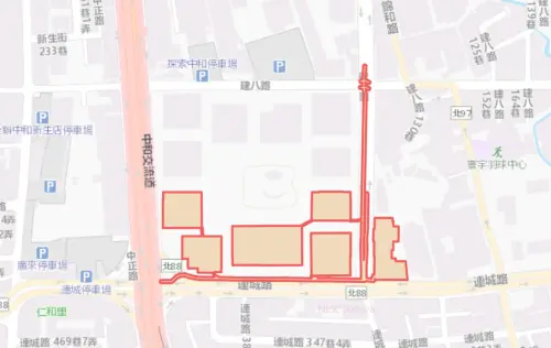 ▲新北市中和區8月28日降壓範圍。（圖／自來水公司water.gov.tw）