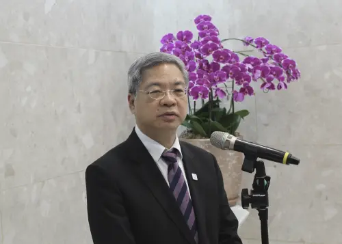▲龔明鑫說，並未回答時程問題，僅說會盡快對外公布，但也透露高推估顯然將會比原先的2.5%還高。（圖／記者鍾泓良攝影）