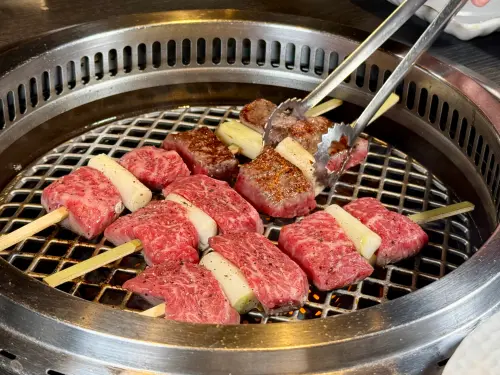 ▲八和和牛以中秋烤肉實現日本之旅。（圖／記者蕭涵云攝）