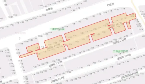 ▲新北市三重區8月29日降壓範圍。（圖／自來水公司water.gov.tw）