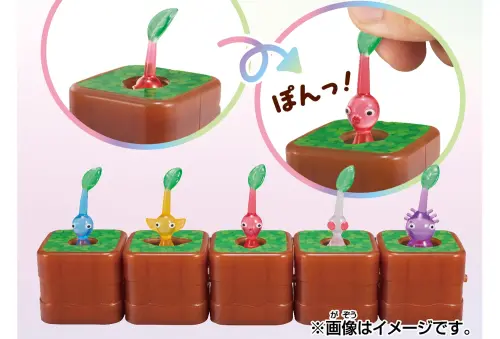 皮克敏療癒玩具來了！透明版「無限拔拔」超萌　隨時體驗實體收成