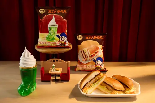 上班必備！乖乖聯名「味噌豬排方堡、漂浮哈密瓜蘇打」9/2開吃