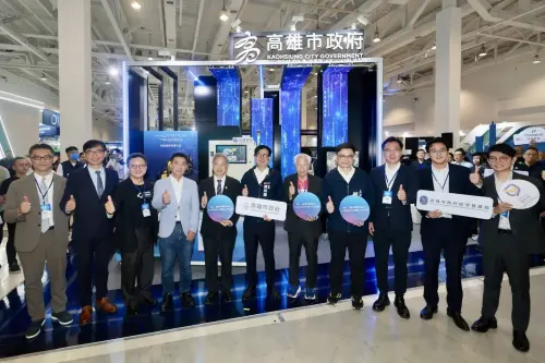 ▲2026亞灣新創大南方會展活動，在高雄展覽館揭開序幕，高雄市政府在會場設展場。(圖／高雄市政府提供)