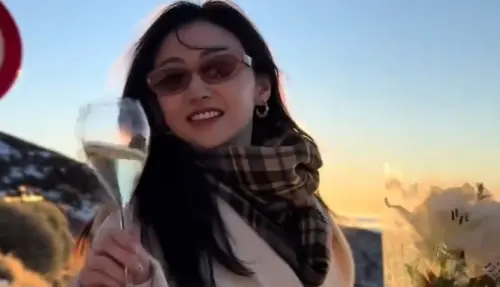 景甜墨鏡反光露餡！和孫宇晨約會影片曝光　香檳、鮮花細節全對上