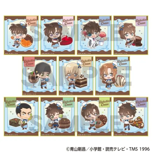 ▲《名偵探柯南》日版迷你色紙。（圖／曼迪提供）