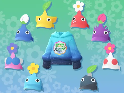 ▲「Pikmin Bloom Journey」首爾站的特殊設計Mii服飾。（圖／《Pikmin Bloom》）