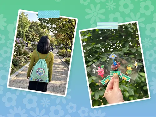 ▲「Pikmin Bloom Journey」首爾站的實體贈品。（圖／《Pikmin Bloom》）