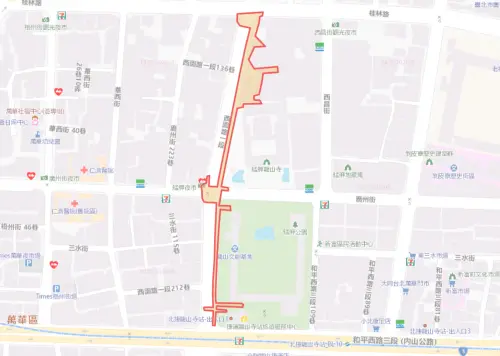 ▲台北市萬華區8月31日停水範圍。（圖／自來水公司water.gov.tw）