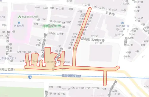 ▲台北市和平西路8月31日停水範圍。（圖／自來水公司water.gov.tw）