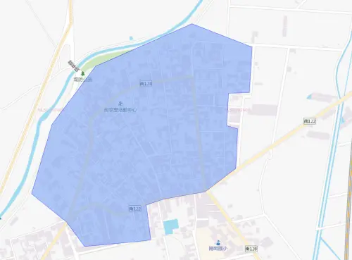 ▲台南市善化區8月31日停水範圍。（圖／自來水公司water.gov.tw）
