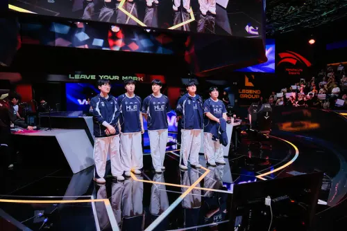 ▲目前 LCK 賽區，僅有 HLE 因為拿下 MSI 冠軍，加上進季後賽，確定擁有世界賽資格。（圖／LCK提供）