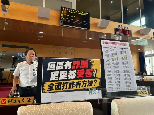 7個月騙走數億　議員揭中市詐騙熱區