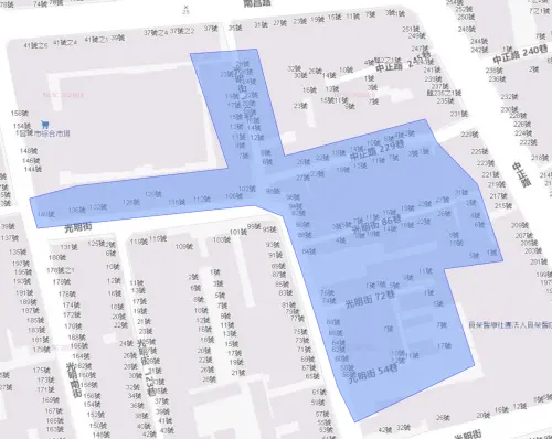 ▲彰化縣員林市9月1日停水範圍。（圖／自來水公司water.gov.tw）