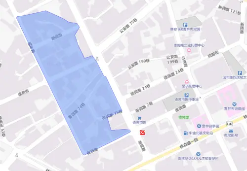 ▲雲林縣9月1日停水範圍。（圖／自來水公司water.gov.tw）