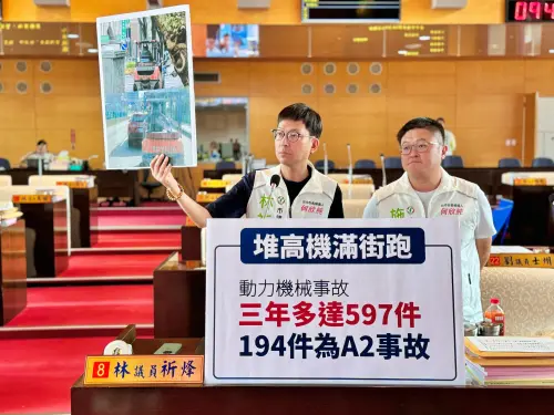台中堆高機違規頻撞傷人　議員促跨局處源頭管理
