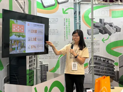 ▲信義「築夢工地」最後一天，台灣地方創生基金會長期合作夥伴「三小文創」創辦人李宜倩，分享地方創生與食農推廣經驗。（圖／信義房屋）