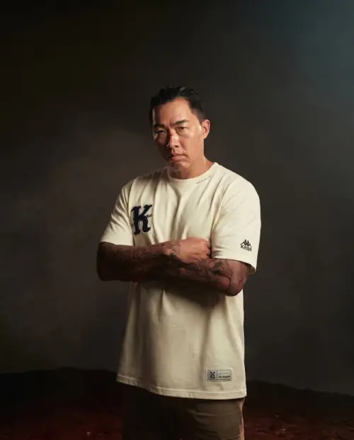 ▲ Kappa 2026 秋冬攜手台灣棒球傳奇「不死鳥」郭泓志，推出全新「K」系列，以 「RISE AGAIN」 為核心精神。（圖／Kappa提供）