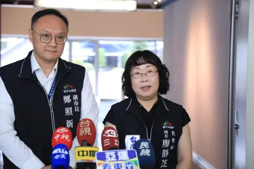 ▲鄭照新今天與社會局長廖靜芝主動出面澄清「台中市政府棄單傳聞」。（圖／台中市政府提供，2026.09.01）