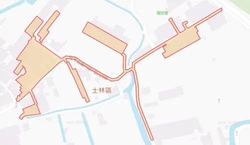▲台北市士林區9月2日停水範圍。（圖／自來水公司water.gov.tw）