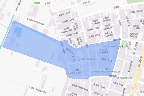 ▲台南市永康區9月2日停水範圍。（圖／自來水公司water.gov.tw）