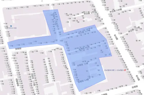 ▲彰化縣員林市9月2日停水範圍。（圖／自來水公司water.gov.tw）