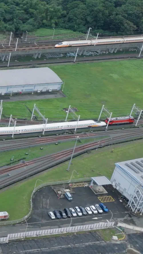 ▲台灣高鐵新車N700ST已經順利完成組裝，並開始靜態測試。（圖／台灣高鐵提供）