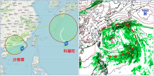 南部灌4天雨！沙德爾颱風「路徑打轉」今最近　吳德榮揭侵台機率