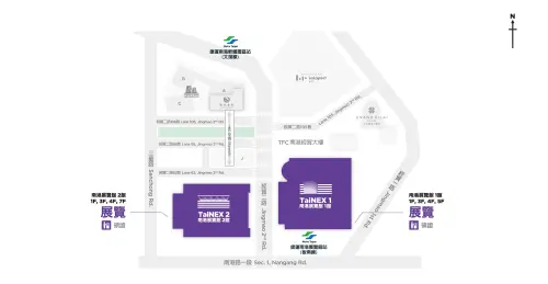 ▲SEMICON Taiwan 2026 於南港展覽館登場！今年聚焦台積電概念股與首設的量子特區，圖為一館與二館展區地圖，入場前可先掌握門票免費條件與免費接駁資訊。（圖／翻攝自SEMICON Taiwan 2026官網）