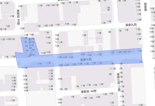 ▲台南市新營區9月3日停水範圍。（圖／自來水公司water.gov.tw）