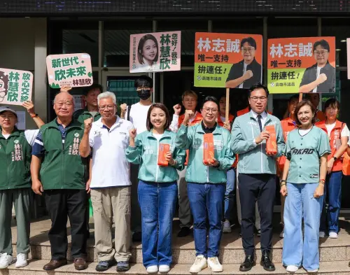 農民女兒林慧欣參選大旗美議員　青農蕭成龍以147米相挺