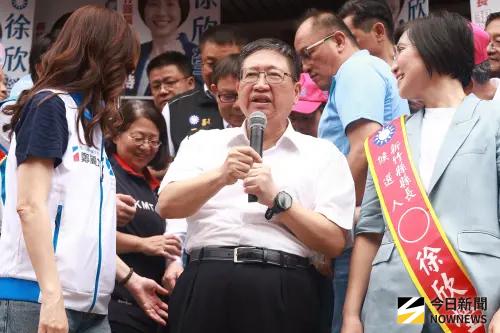 竹北藍白合破局！楊文科認是選戰策略：要大局為重挺吳旭智