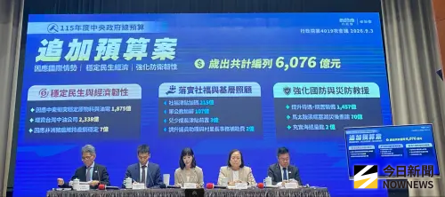 行政院提追加預算6076億　增資中油、調增村里長補助費都在內