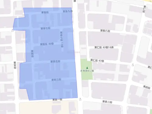 ▲台南市9月4日停水範圍。（圖／自來水公司water.gov.tw）
