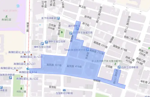 ▲高雄市9月4日停水範圍。（圖／自來水公司water.gov.tw）