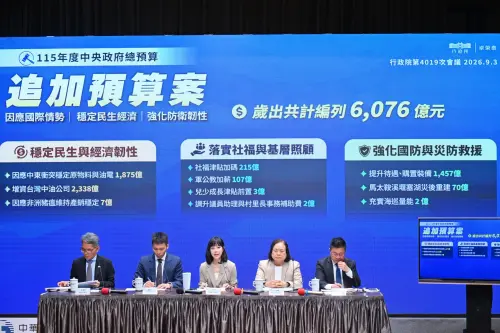 追加預算補貼台電、中油　經濟部：天然氣可不調價、有助電價穩定