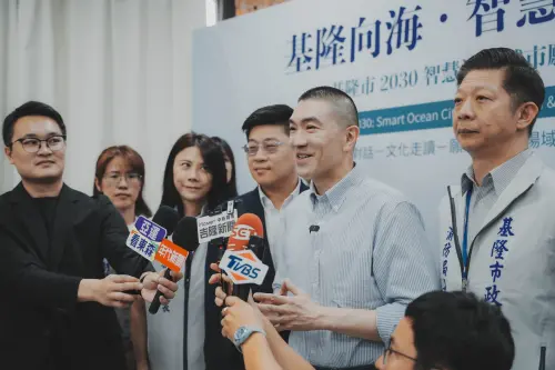 ▲基隆市長謝國樑為下一代的生活不遺餘力，持續推動城市願景逐步更上一層樓。（圖／NOWnews攝）