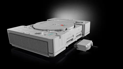 ▲LEGO細緻還原初代PlayStation的散熱孔、記憶卡插槽及控制器接口。（圖／翻攝自PlayStation）