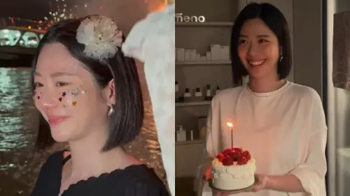 ▲張景嵐日前和一大群友人歡慶38歲生日，但眾人大合照中不見男友陳銳。（圖／張景嵐IG@changchinlan）