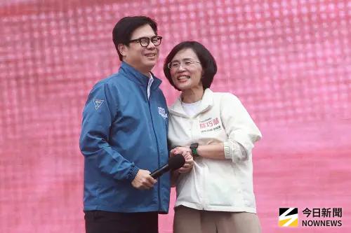 ▲ 高雄市長陳其邁出席民進黨新北市長參選人蘇巧慧競選總部成立大會。（圖／記者葉政勳攝 ,2026.09.05）