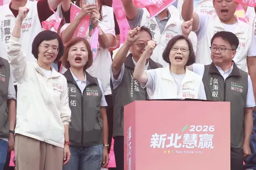 ▲蘇巧慧成立競總，蔡英文到場力挺。（圖／記者葉政勳攝，2026.09.05）
