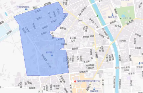 ▲高雄市9月7日停水範圍。（圖／自來水公司water.gov.tw）