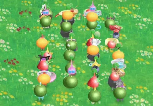 ▲只要掌握《Pikmin Bloom》正確的野放整理策略，就能在清理倉庫的同時免費換取大量花瓣資源。（圖／《Pikmin Bloom》）