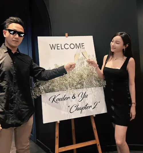 ▲張宇當時還與劉彥谷舉辦離婚派對，看似好聚好散。（圖／翻攝自張宇臉書）
