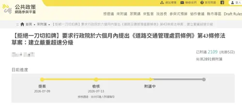 ▲近日再有民眾於公共政策網路參與平台提出第3次改革提案，目前進度仍處於附議中，至今已累計2109份附議。（圖／公共政策網路參與平台）