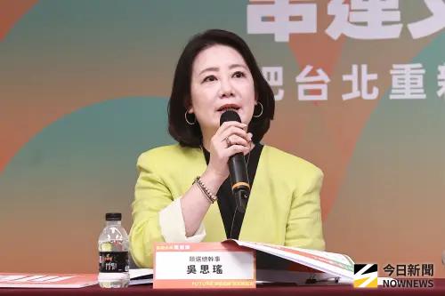 ▲ 民進黨台北市長參選人沈伯洋競選總幹事吳思瑤。（圖／記者葉政勳攝 ,2026.09.08）